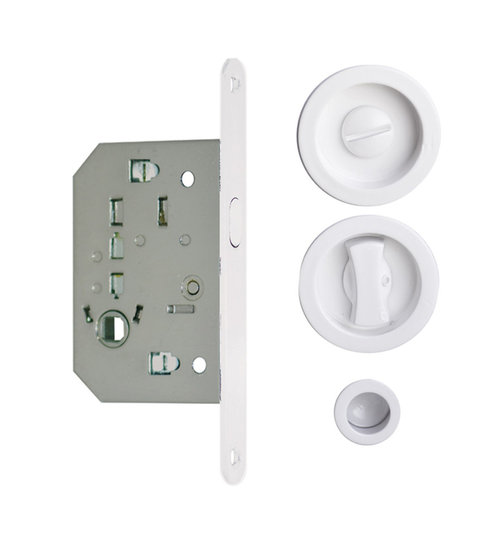 Understated sliding door handle with lock design handle with locking mechanism