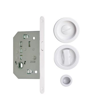 Understated sliding door handle with lock design handle with locking mechanism
