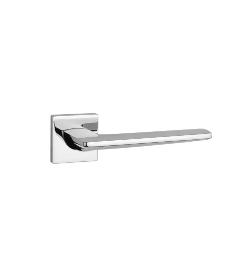 Polished chrome LUNARIA door handle designer handle
