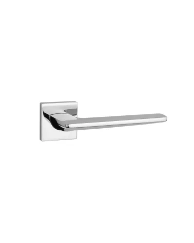 Polished chrome LUNARIA door handle designer handle