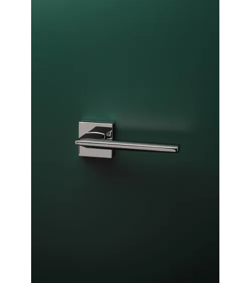 Polished chrome LUNARIA door handle designer handle