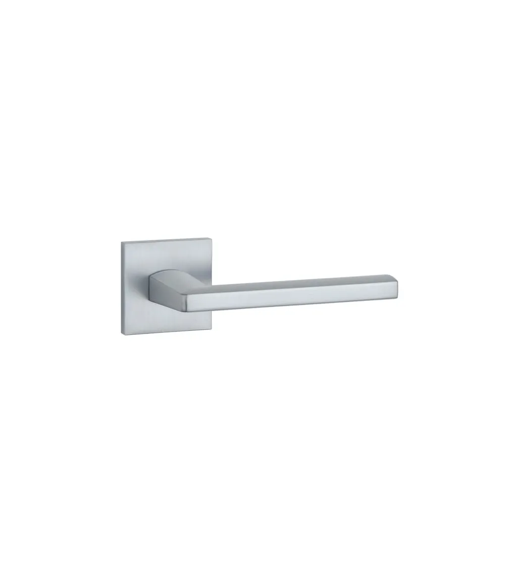 Satin chrome door handle PYROLA design hardware