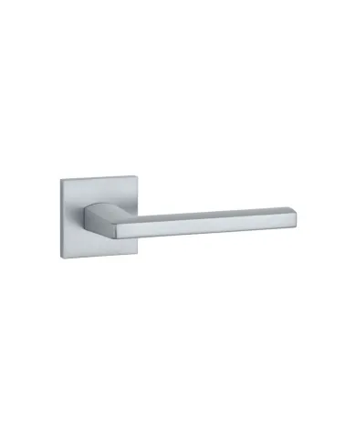 Satin chrome door handle PYROLA design hardware