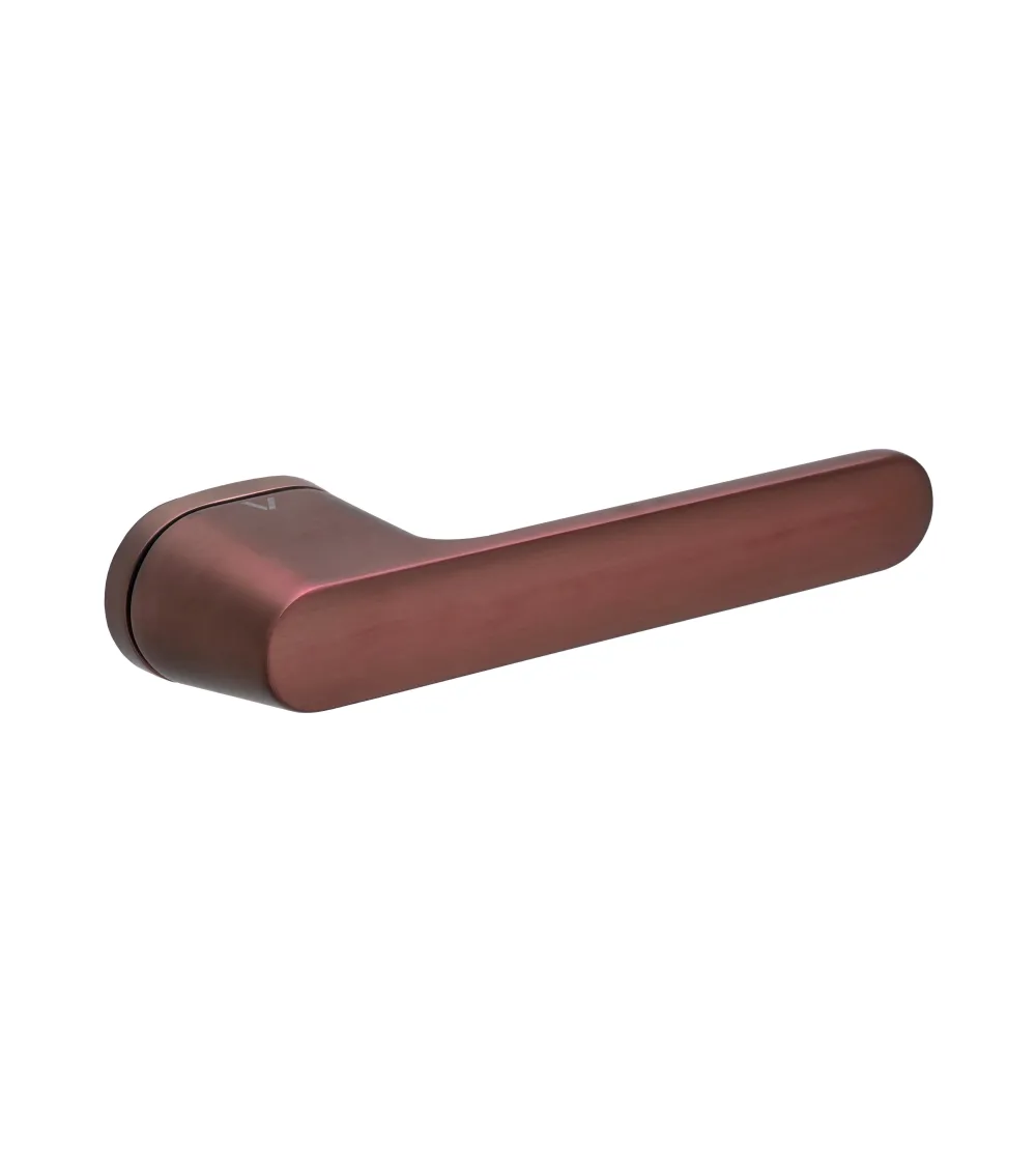 Copper oval door handle VS MAGIC - designer ironmongery