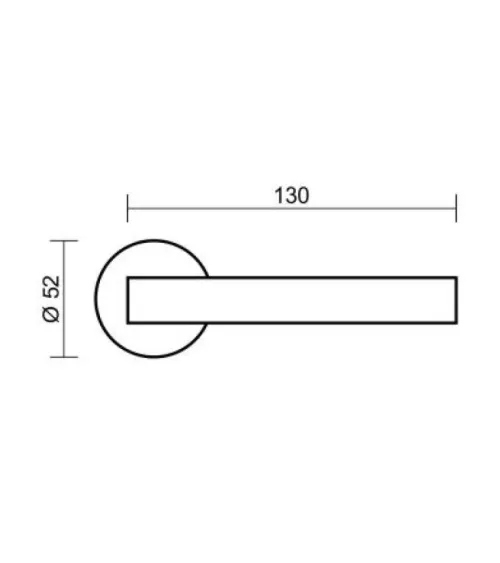 Nesh white door handle designer ironmongery