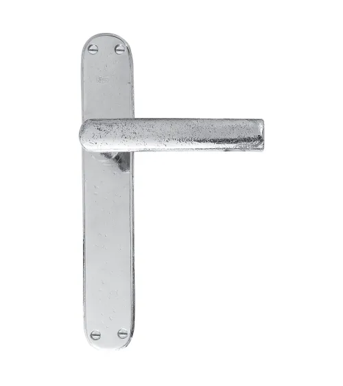 Polished chrome handle on classic backplate P1930/P40 - designer handle