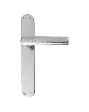 Polished chrome handle on classic backplate P1930/P40 - designer handle