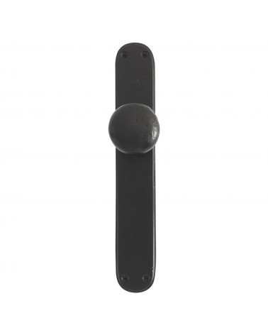 Rust door knob on P40 backplate - designer handle