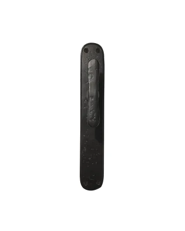 Polished gold door handle on original longitudinal plate PHTT 40 - designer handle