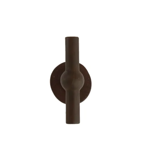 Rusty vertical iron door handle BECDF - designer handle