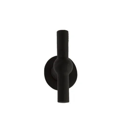 Chrome vertical iron door handle BECDF - designer handle