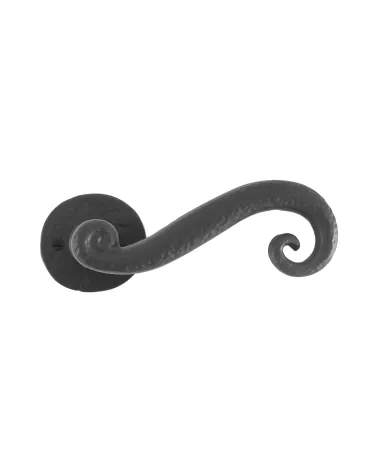 Rusty iron door handle 271 - designer handle