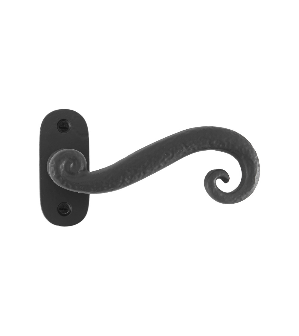 Black iron door handle 271 - designer handle