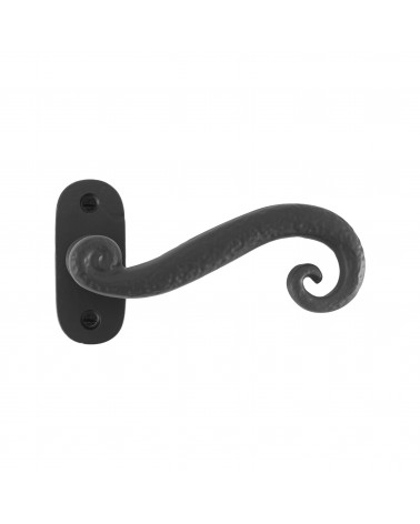 Black iron door handle 271 - designer handle