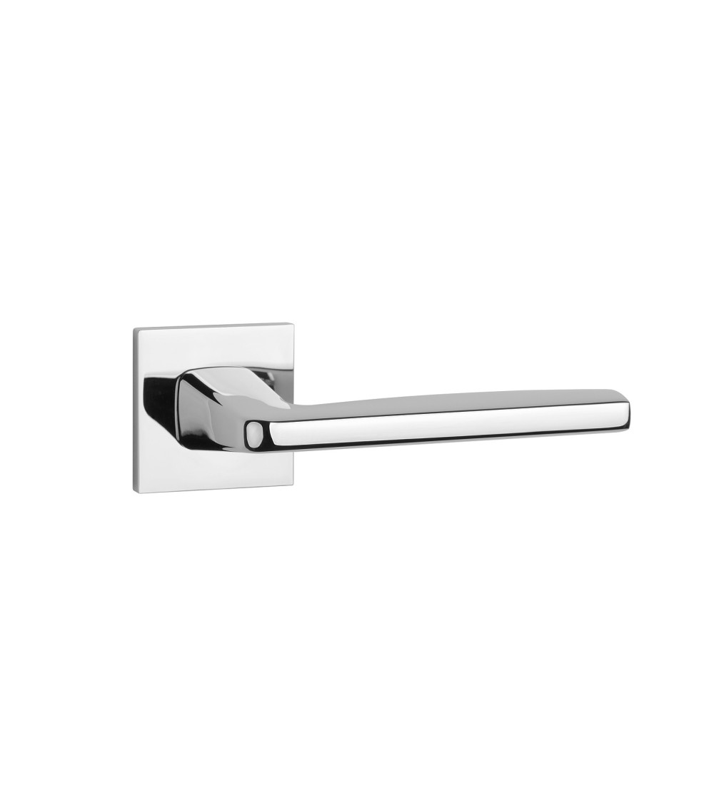 Polished chrome ERBA door handle designer handle
