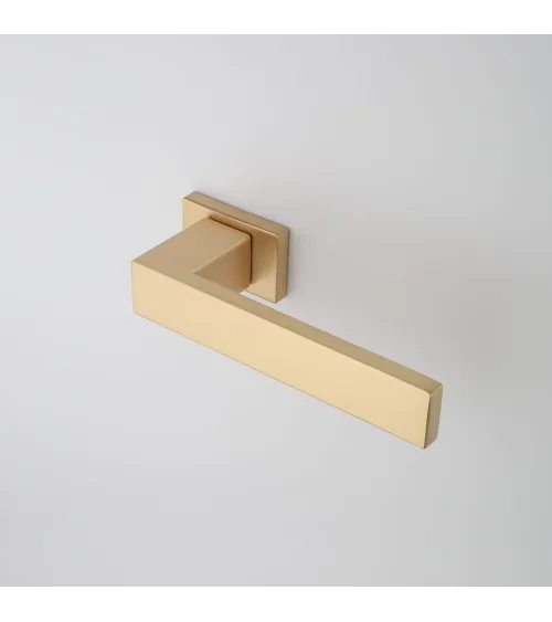 Matt gold door handle PINA design handle