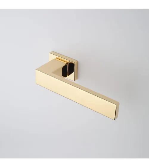 PINA polished gold door handle designer handle