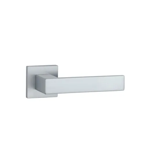 Satin chrome PINA door handle design handle