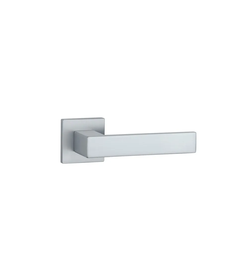 Satin chrome PINA door handle design handle