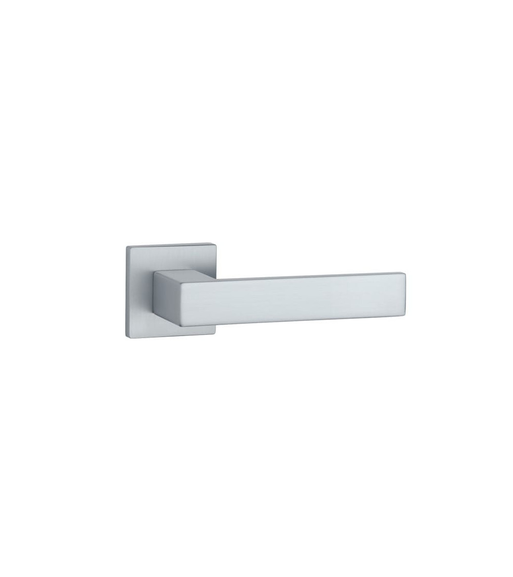 Satin chrome PINA door handle design handle