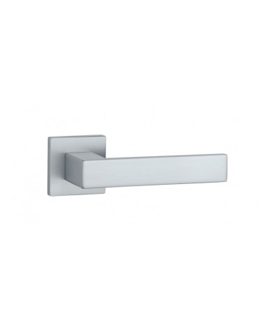 Satin chrome PINA door handle design handle