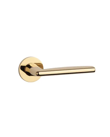 LUNA polished gold door handle handle design