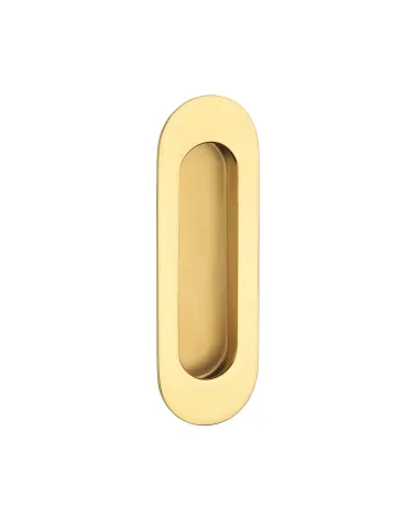 Polished gold sliding door handle STERK 1717 designer handle