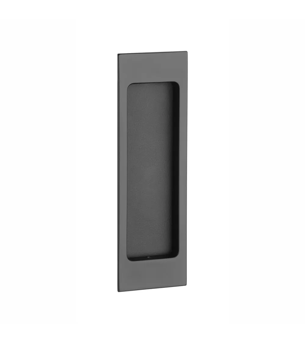 Black / leather sliding door handle APRILE HD 240 designer handle