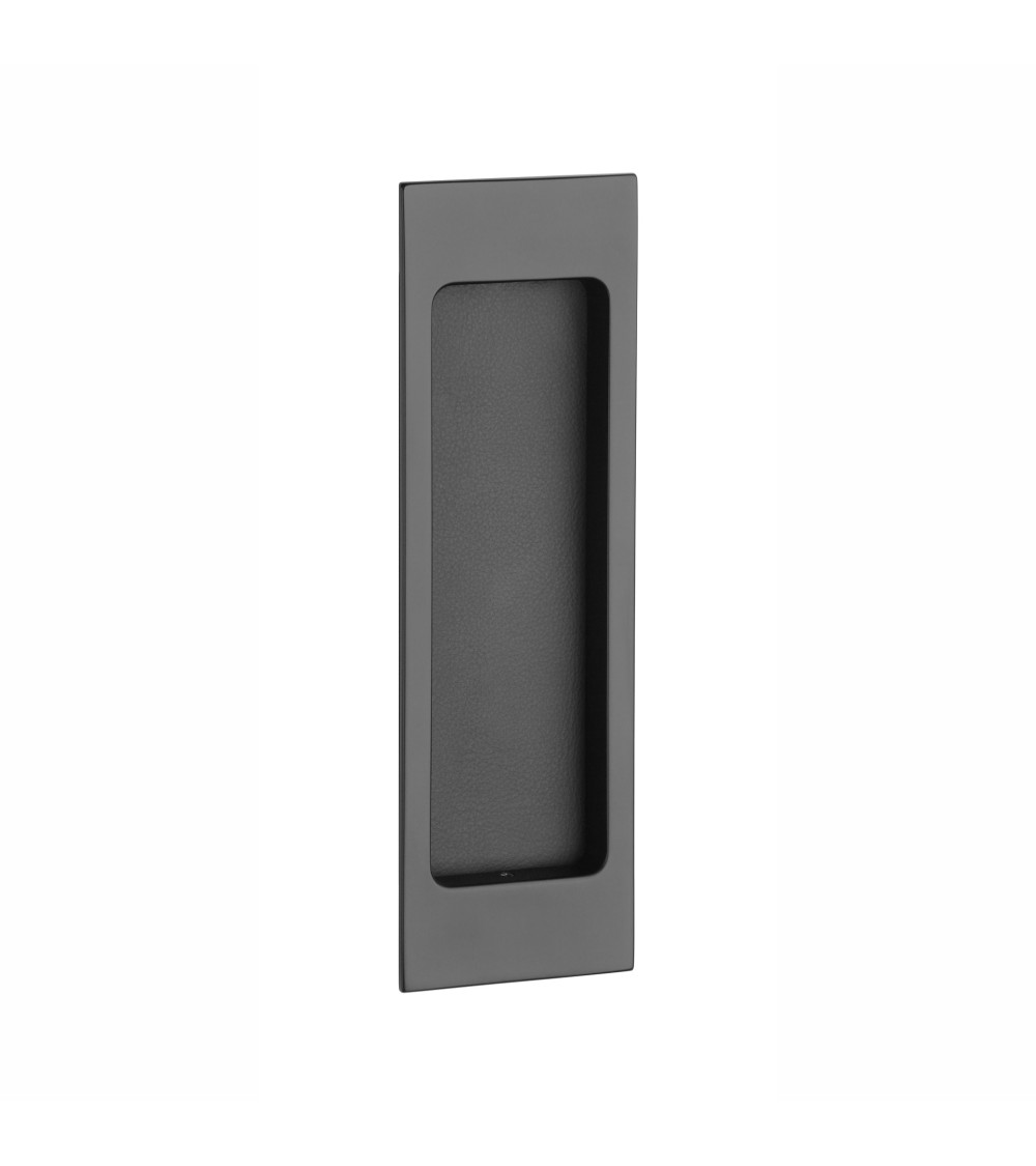 Black / leather sliding door handle APRILE HD 240 designer handle