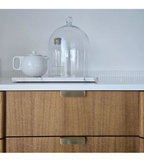 EDIT EDGE matt gold furniture handle designer handle