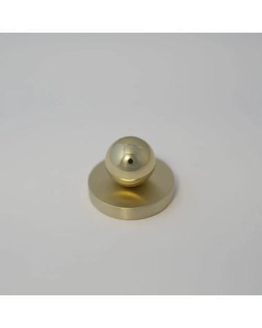 Brass MONA S furniture knob design handle front view