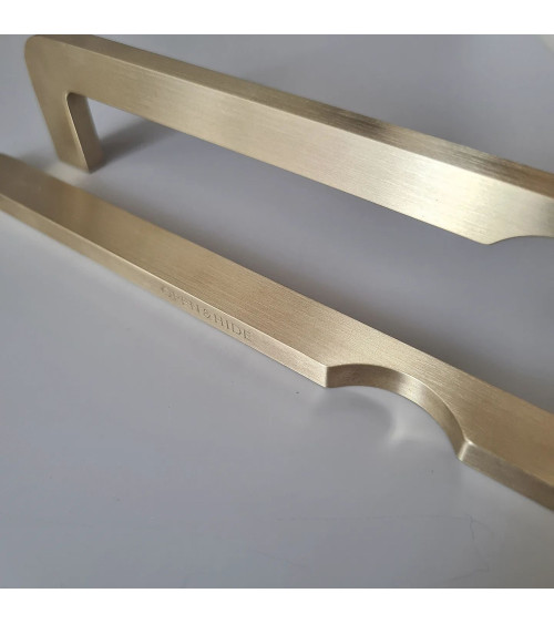 Brass furniture handle ISA DOT designer handle