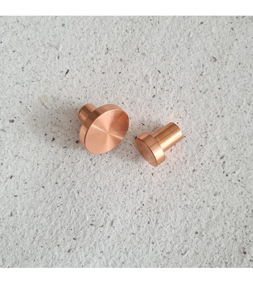 Brass NENA M furniture knob, design handle