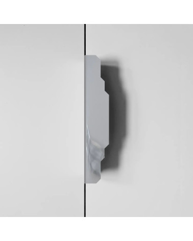 KARLA CR polished chrome furniture handle design fixed vertically