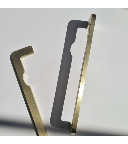 Brass furniture handle ISA DOT designer handle