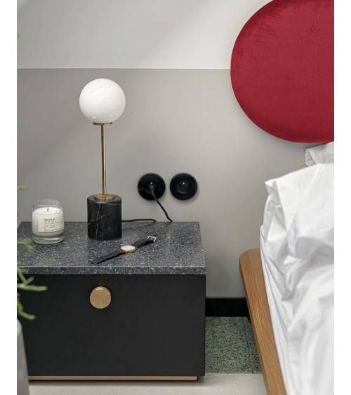 Matt gold furniture knob TOVE designer handle