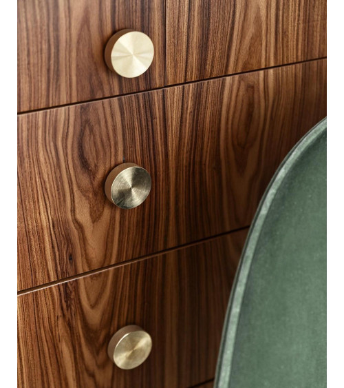 Matt gold furniture knob TOVE designer handle