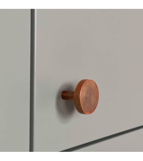 Brass NENA M furniture knob, design handle