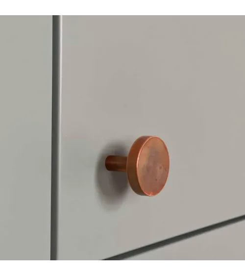 Brass NENA M furniture knob, design handle