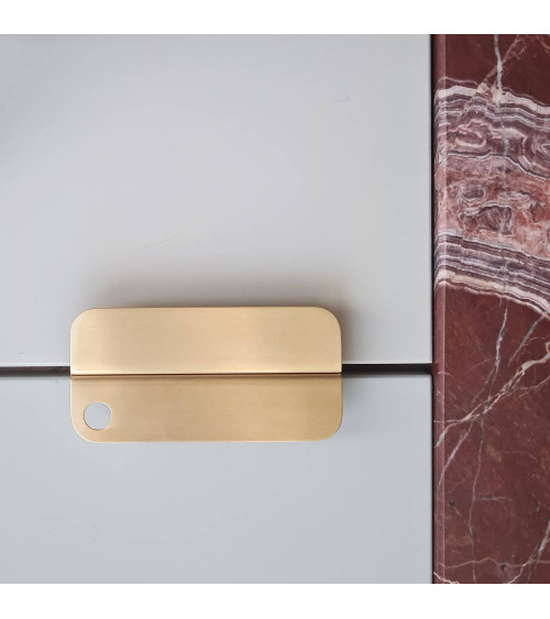 EDIT O brass furniture handle designer handle