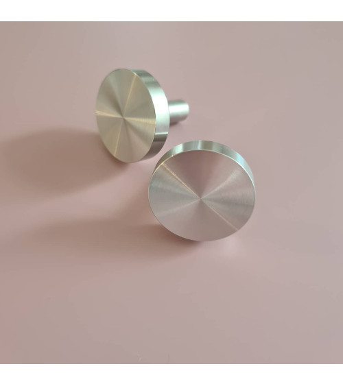 Polished chrome NENA M furniture knob, design handle