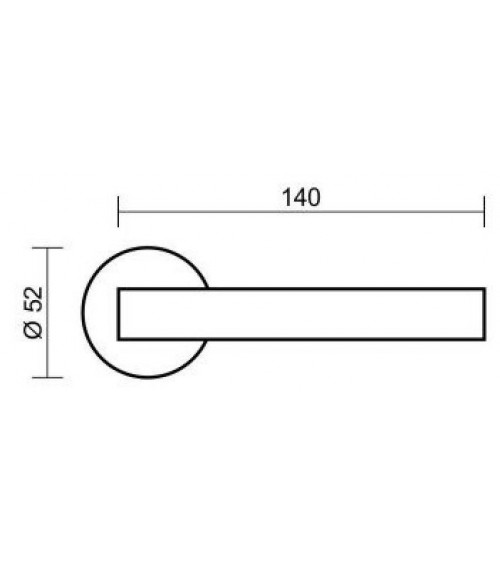 RADIUS modern door handle designer handle