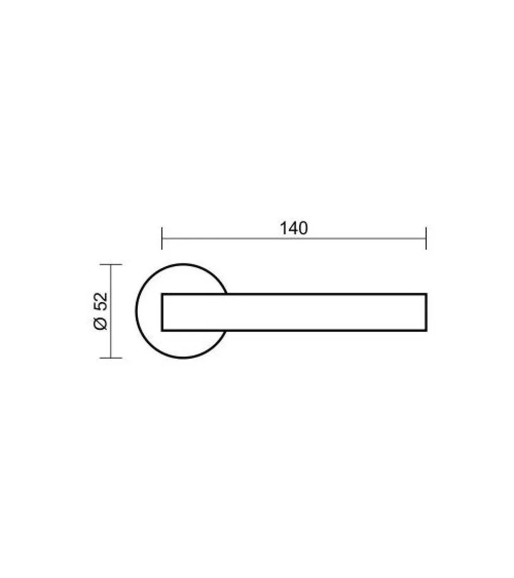 RADIUS zamak door handles