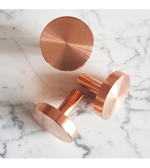 Brass NENA M furniture knob, design handle