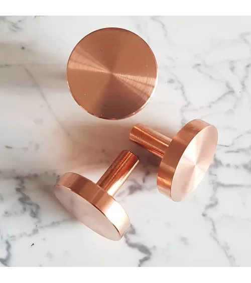 Brass NENA M furniture knob, design handle