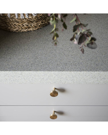 NENA furniture knob designer handle top view fixed on cabinet drawers