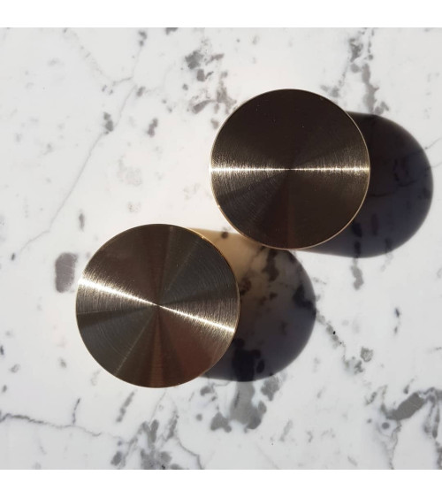 Matt gold furniture knob TOVE designer handle