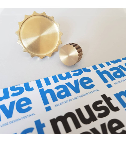 LEXI polished gold furniture knob design handle