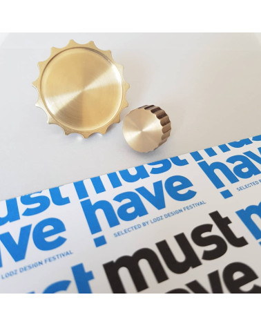 Lexi brass wall hook
