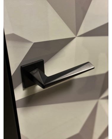 DIAMANT zamak door handle design handle colour 1 slightly angled top view